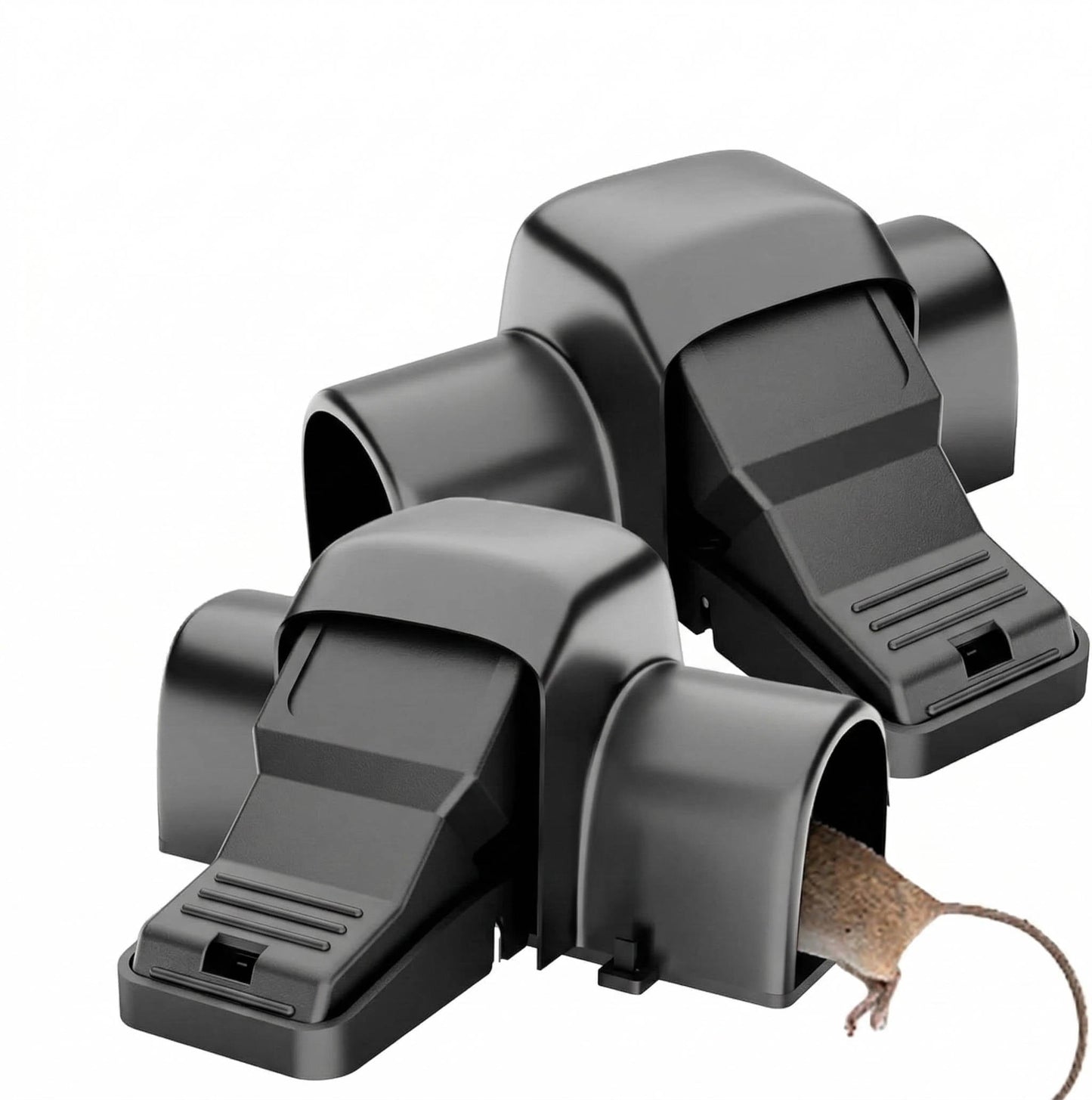 2 Pack Mouse, Rat & Chipmunk Traps, No Accidental Triggers, Indoor & Outdoor Use