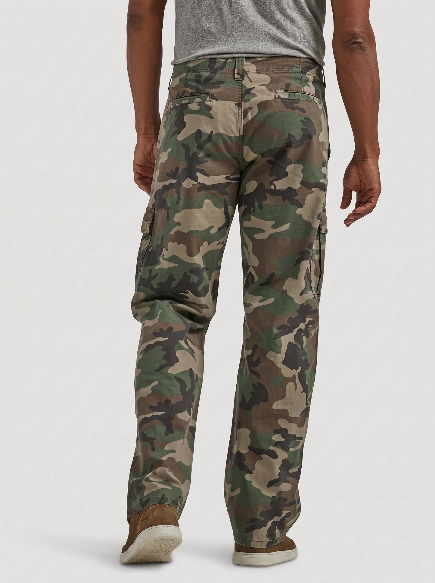 Cargo Hunting Pants with Stretch Twill Fabric and Six Pockets for Men