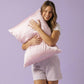 2 Pack Cooling Pillowcase, Silky Smooth Wrinkle Free Sleep Enhancer, Breathable Soft Cases for Night Sweat Relief