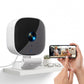 Indoor WiFi Security Camera Wall Mounted, 24H Mobile Monitoring with Night Vision for Home