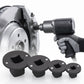 4 Piece Impact Socket Adapter Set, Low Profile Stubby Drive Ratchet Adapters, 1/4" to 1" for Tight Spaces