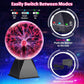 8 Inch Huge Plasma Globe, Touch & Sound Sensitive Electric Lightning Ball Lamp for Home Decor and Parties