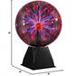 8 Inch Huge Plasma Globe, Touch & Sound Sensitive Electric Lightning Ball Lamp for Home Decor and Parties