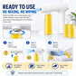 Blue Light Deodorizer, Nano Odor Eliminator Spray Kit for Dog & Cat Urine, Litter Box, Carpet and Fabric