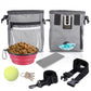 Dog & Bird Training & Travel Treat Pouch Bag, Gray Pet Training Snack Bag