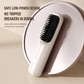 Rechargeable Hair Straightener Brush with Ceramic Teeth and Ion Release, Travel Pouch