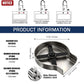 Stainless Steel Kitchen Sink Glass Rinser with Multi Angle Spray Jets and Automatic Shutoff