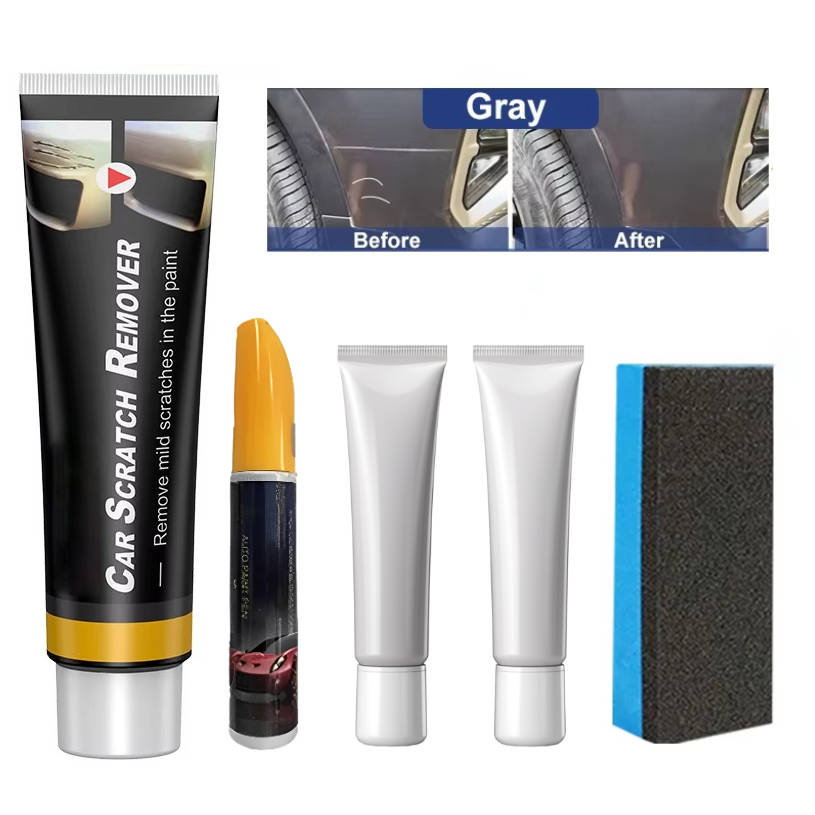 Scratch Repair Kit with Color-Blending Cream and Ergonomic Applicator, High Gloss Finish