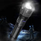 Rechargeable Tactical Flashlight with 12000 Lumens and Adjustable Beam, 550m Range
