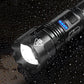 Rechargeable Tactical Flashlight with 12000 Lumens and Adjustable Beam, 550m Range