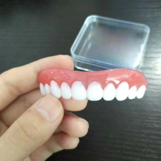 Artificial Teeth Cover, Removable Cosmetic Dental Veneer for a Natural Smile