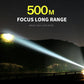 Rechargeable Tactical Flashlight with 12000 Lumens and Adjustable Beam, 550m Range
