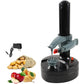 Electric Potato Peeler with Automatic Shutoff and Adjustable Chamber for Root Vegetables