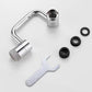 Swivel Faucet Extender with Dual Spray Modes and Aerator Filter, Universal Adapters