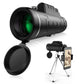 High Power Monocular Telescope With Smartphone Holder and Tripod, Waterproof 10x Magnification