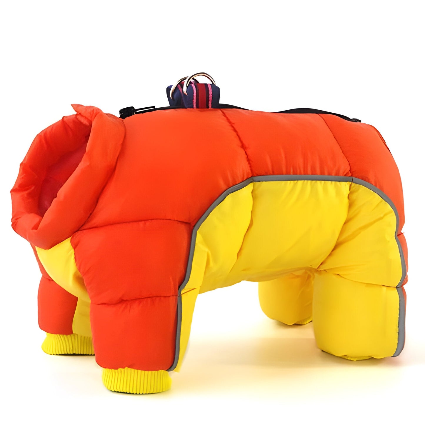 Dog Winter Coat with Water Resistant Shell and Down Alternative Lining, Reflective Strip