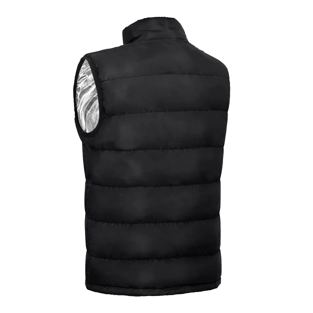 Heated Jacket with 9 Heating Zones and USB Power Connection for Outdoor Activities