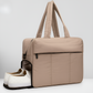 Puffer Duffle Bag with Quilted Polyester Exterior and Roomy Main Compartment