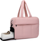Puffer Duffle Bag with Quilted Polyester Exterior and Roomy Main Compartment