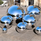 Polished Stainless Steel Garden Viewing Spheres