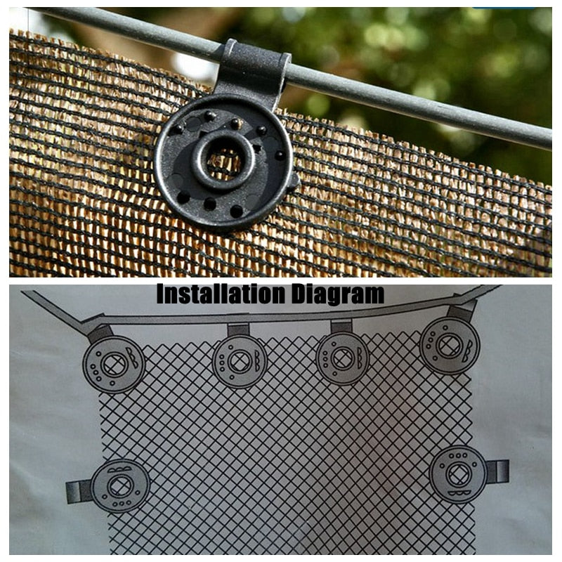 Sun Shade Fix Clamp Net Clip - Image 1