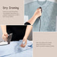 Compact Travel Iron with Foldable Handle and Rapid Heating Plate
