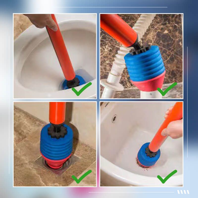 High-Pressure Quick Cleaner Toilet Unblocker Plunger - Image 4