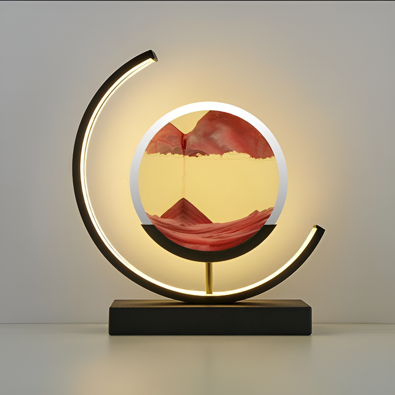 Sand Glow Sand Lamp with Remote Control and Dimmable Features