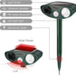 Ultrasonic Rabbit Repeller Solar Powered Flashing Light Rabbit Deterrent