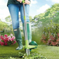 Standing Weed Puller with Three Pronged Grip and Spring Release, 36 Inch Handle