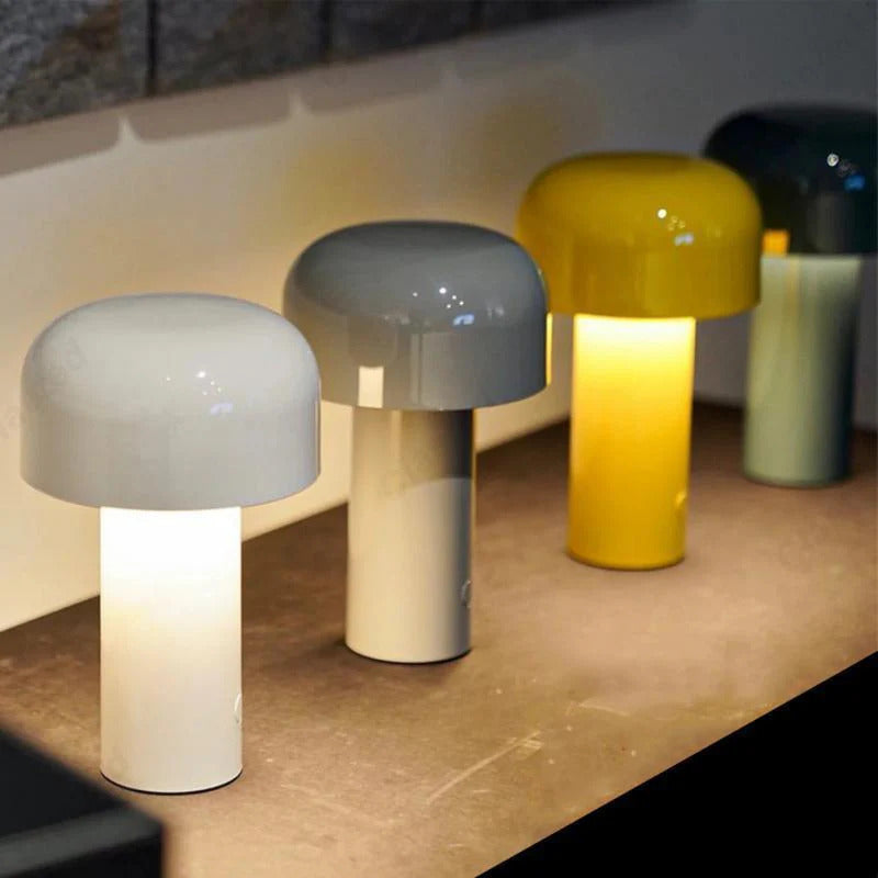 Rechargeable LED Mushroom Table Lamp