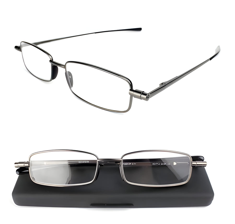 Mygametables Compact Folding Reading Glasses for Men and Women