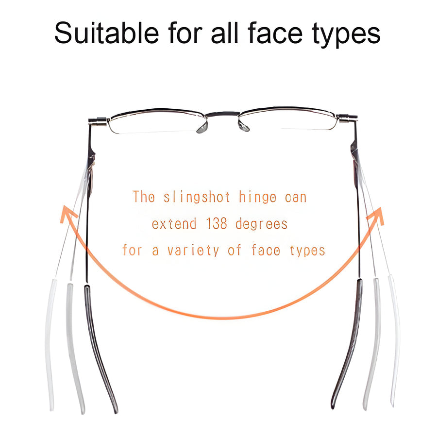 Mygametables Compact Folding Reading Glasses for Men and Women