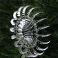 Mygametables Metal Windmill Spinner, Anti-Rust Kinetic Garden Decoration