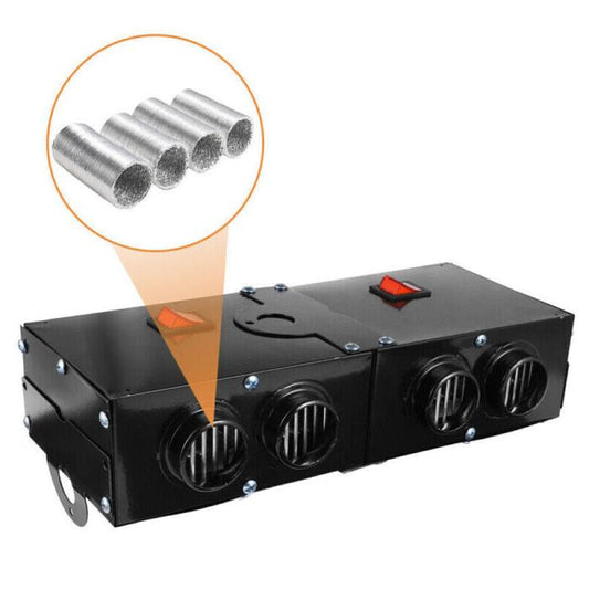 Mygametables 500W Electric Car Heater with 4 Blower Holes
