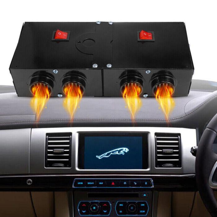 Mygametables 500W Electric Car Heater with 4 Blower Holes