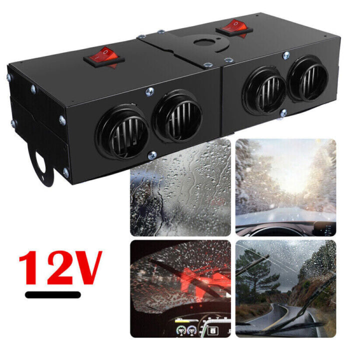 Mygametables 500W Electric Car Heater with 4 Blower Holes