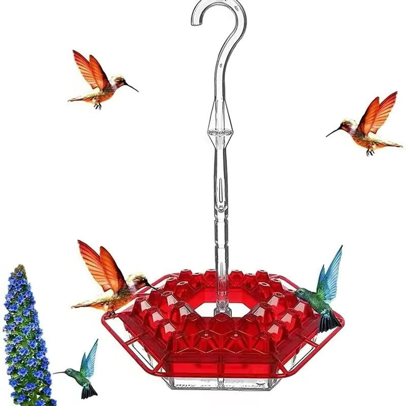 Mygametables Hummingbird Feeder with Ant Proof Hanging Perch
