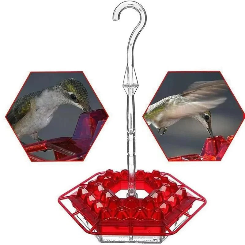 Mygametables Hummingbird Feeder with Ant Proof Hanging Perch