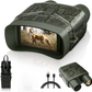 Mygametables Night Vision Binoculars 4K HD, 5x Zoom, 3-Inch Display