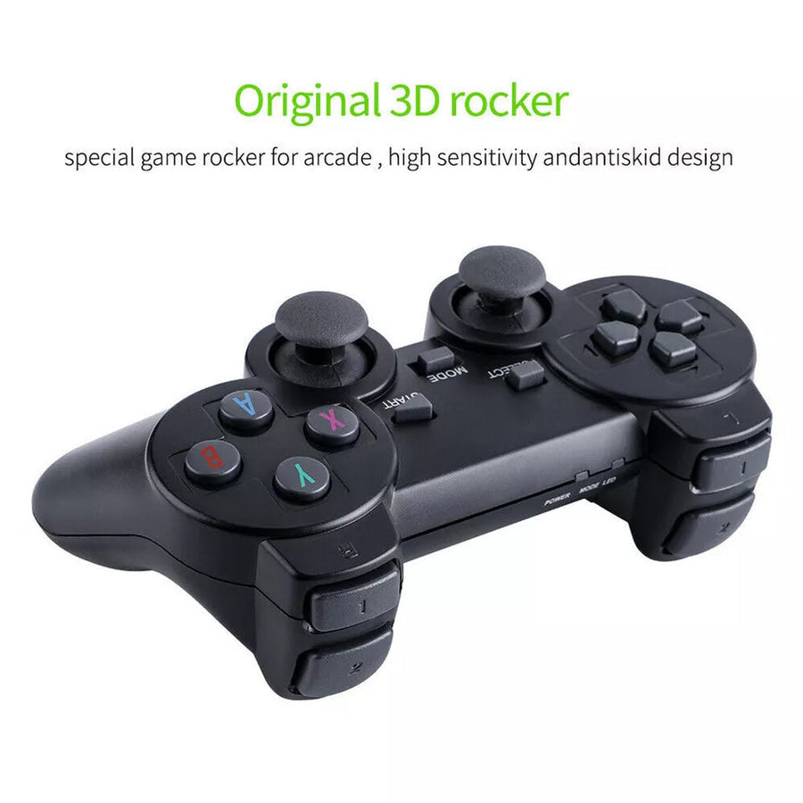 Mygametables HDMI 4K TV Game Stick Console, 64GB Retro Gaming System with Wireless Gamepads