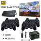 Mygametables HDMI 4K TV Game Stick Console, 64GB Retro Gaming System with Wireless Gamepads
