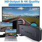 Mygametables HDMI 4K TV Game Stick Console, 64GB Retro Gaming System with Wireless Gamepads