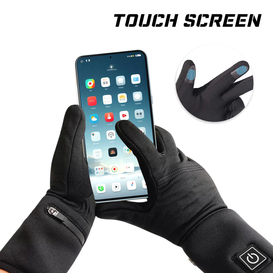 Mygametables Thin Heated Glove Liners with Rechargeable Batteries