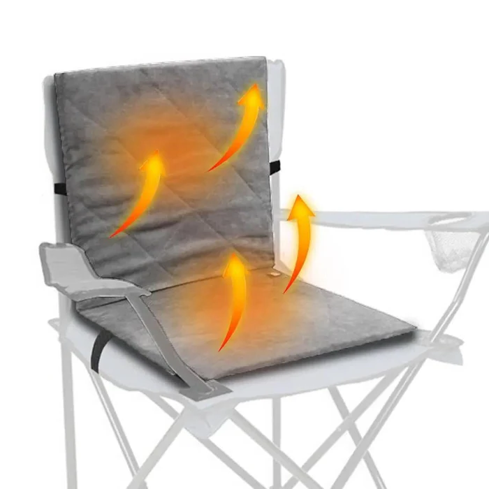 Mygametables Foldable Heated Seat Cushion with 3 Level Temperature Controller