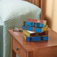 Mygametables Stained Glass Stacked Books Lamp