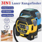 Mygametables 3-In-1 Infrared Laser Measuring Tape with Digital Display