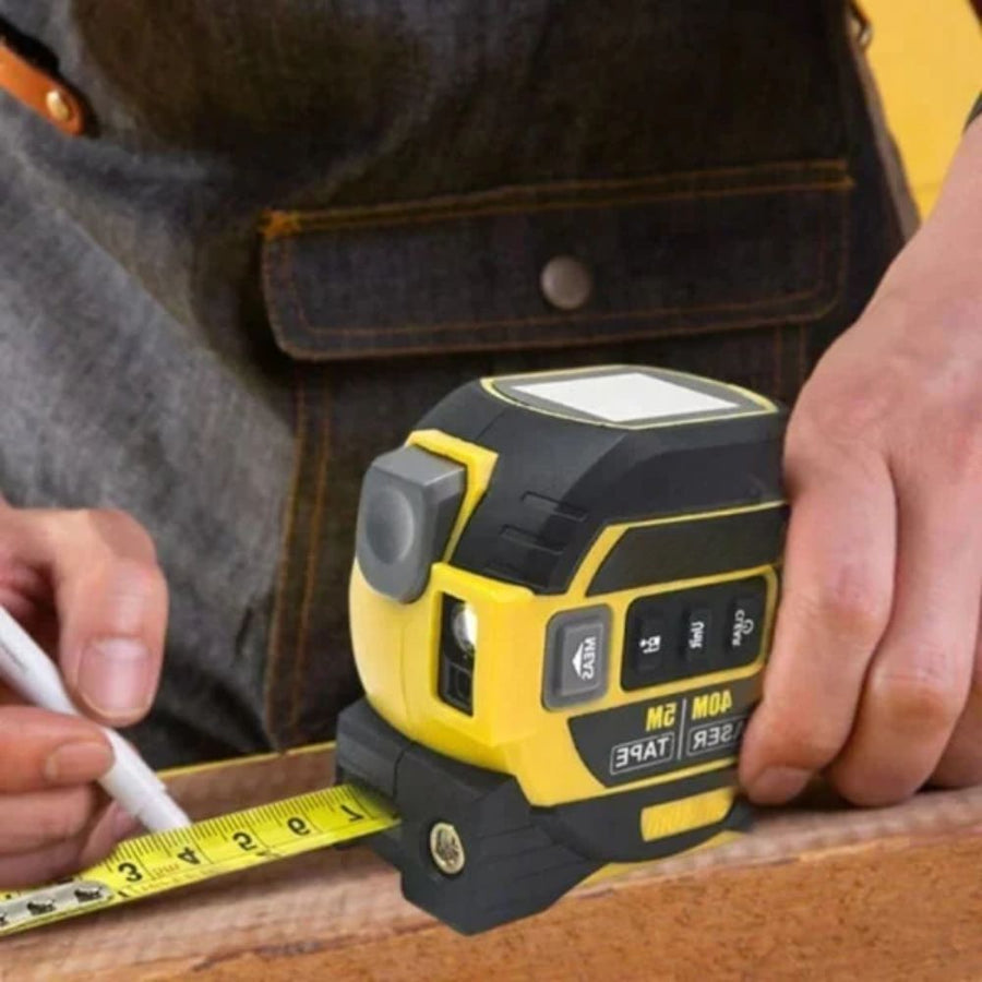 Mygametables 3-In-1 Infrared Laser Measuring Tape with Digital Display