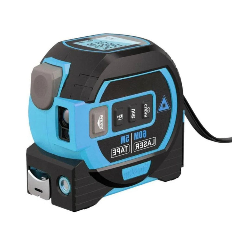 Mygametables 3-In-1 Infrared Laser Measuring Tape with Digital Display
