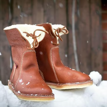 Mygametables Wool Lined Waterproof Leather Boots
